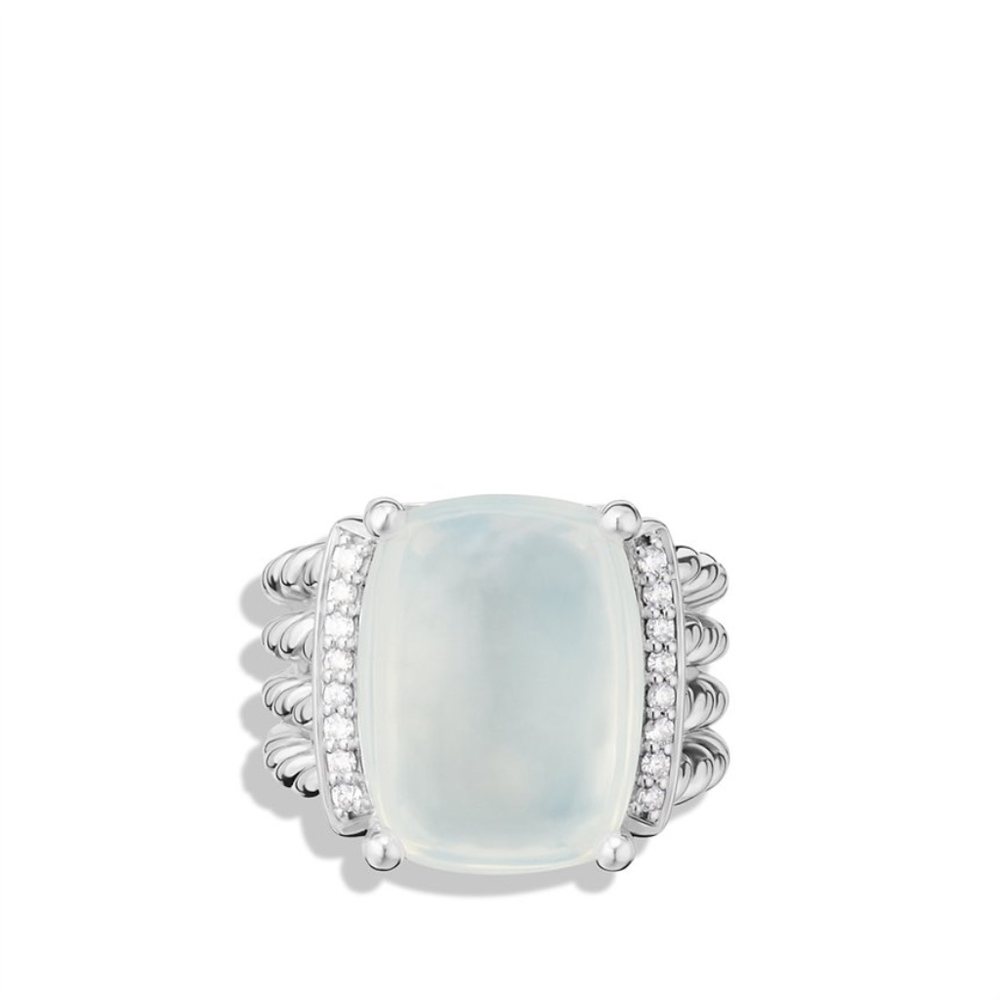 David Yurman Wheaton with Moon quartz and Diamonds
